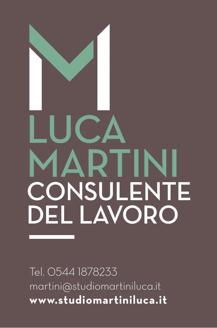 Studio Martini — Consulenza del lavoro — La M come struttura: tavola 1 di 2, 59×89 MM